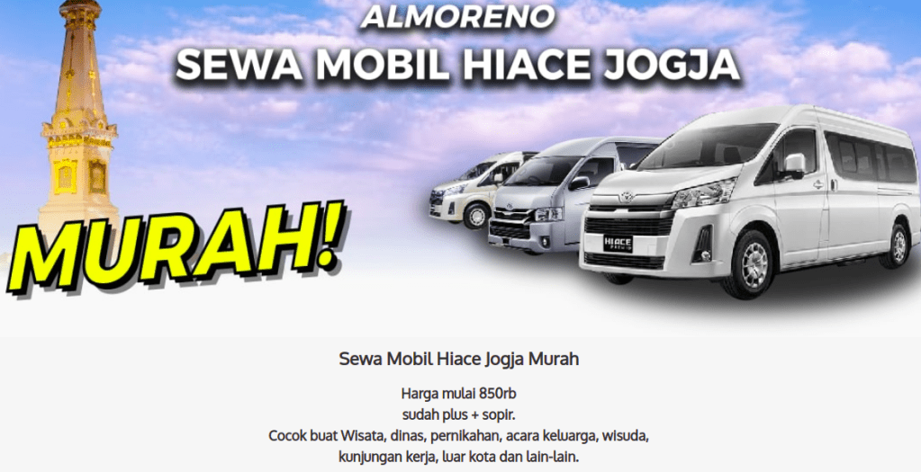Website Almoreno Transport. Sumber :  almorenotransport.com